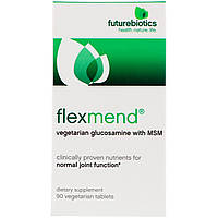 FutureBiotics, FlexMend, вегетарианский глюкозамин с МСМ, 90 вегетарианских таблеток