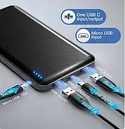 Повербанк Powerbank 10000 mAh чорний Q1071, фото 3