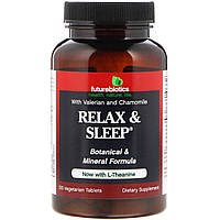 FutureBiotics, Relax & Sleep, для отдыха и сна,120 вегетарианских таблеток