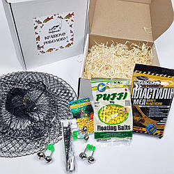 Подарунок для рибалки на день народження BOX-7 (набір для ловлі карася) Подарунок на день рибака