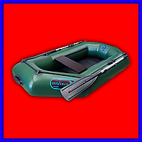 Одноместная резиновая лодка из армированного ПВХ для рыбалки и охоты, надувная лодка с передвижным сиденьем