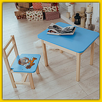 Детский столик пенал и стульчик универсальные, набор красивой детской мебели столик стульчик для з |это нужно