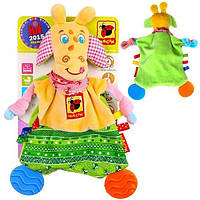 Мягкая игрушка грызунок для детей Macik МС 160201-01 G Зоо Жираф Озорник (МС 160201-01-RT)