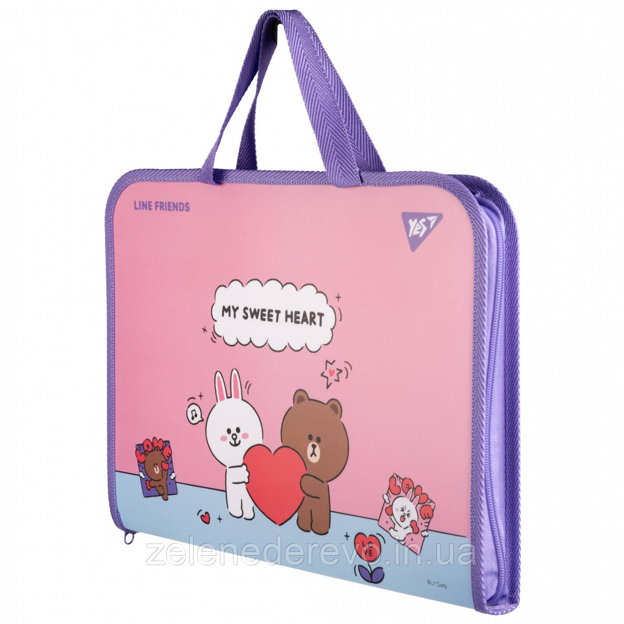 Папка портфель Yes Line Friends Choco and Cony - фото 3 - id-p2193727535