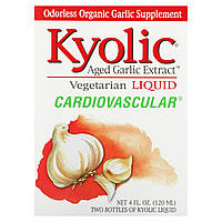 Kyolic, Экстракт выдержанного чеснока, для сердечно-сосудистой системы, жидкий, 2 флакона по 60 мл (2 жидк.