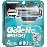 Gillette, Змінні касети Mach3, 4 шт.