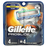 Gillette, Proglide, змінні касети для гоління, 4 шт.