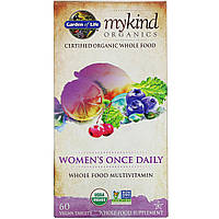 Garden of Life, KIND Organics, Women's Once Daily, 60 веганских таблеток