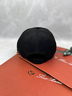 Кепка Loro Piana кашемир черная gu558 высокое качество