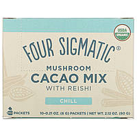 Four Sigmatic, грибная смесь для приготовления какао с рейши, 10 пакетиков по 6 г (0,21 унции) каждый