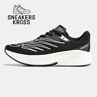 Мужские кроссовки New Balance Fuel Cell RC Elite Black White, Легкие кроссовки Нью Беленс ФьюлСелл