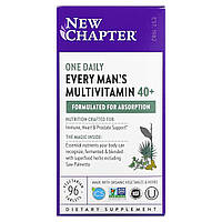 New Chapter, Every Man, ежедневная мультивитаминная добавка для мужчин старше 40 лет, 96 вегетарианских