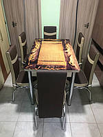 Стол обеденный кухонный раздвижной 130*80см (170см)Турция
