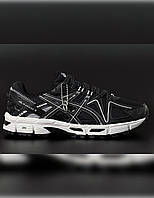 Мужские демисезонные кроссовки Asics Gel Kahana 8 черные с белым