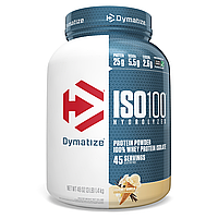 Dymatize Nutrition, ISO100 Hydrolyzed, 100% ізолят сироваткового білка, зі смаком ванілі для гурманів, 1,4 кг