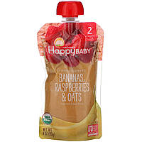 Happy Family Organics, Clearly Crafted, органическое детское питание, этап 2, для детей старше 6 месяцев,