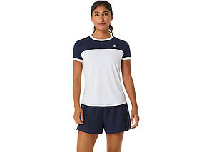 Футболка для спорту жіноча Asics WOMEN COURT SS TOP 2042A262-402