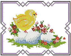 Заготовка для вишивки "Великодня серветка" (розмір А5 малесенький кошичок) ХВДГ-011