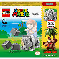 Конструктор LEGO Super Mario Носоріг Рамбі. Додатковий набір (71420)