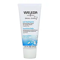 Weleda, Oral Care, солевая зубная паста, без фторидов, со вкусом перечной мяты, 75 мл (2,5 жидк. унции)