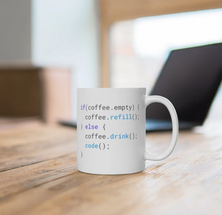 Чашка If coffee empty, фото 1