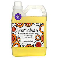 ZUM, Zum Clean, ароматерапевтическое мыло для стирки, сладкий апельсин, 0,94 л (32 жидких унции)
