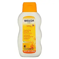 Weleda, Baby, успокаивающее масло для детей, с экстрактами календулы, 200 мл (6,8 жидк. унции)