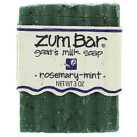 ZUM, Zum Bar, мыло с козьим молоком, розмарин и мята, кусок весом 3 унции