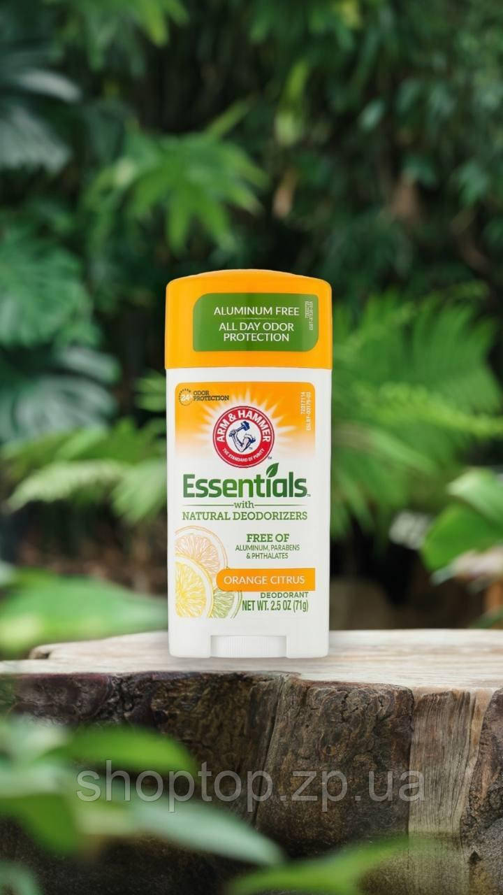 Натуральний дезодорант стік Arm & Hammer Essential Цитрус 71 г