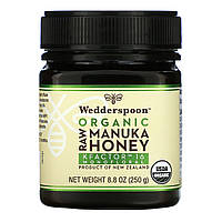 Wedderspoon, Органічний необроблений мед манука, KFactor 16, 250 г (8,8 унції)