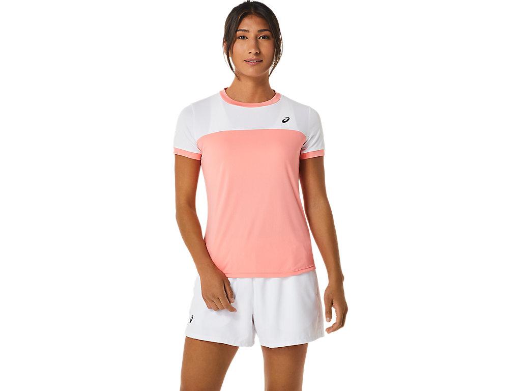 Футболка для спорту жіноча Asics WOMEN COURT SS TOP 2042A262-701