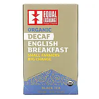 Equal Exchange, Organic Decaf English Breakfast, Black Tea, 20 Tea Bags, 1.41 oz ( 40 g)