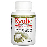 Kyolic, Aged Garlic Extract, повышенная сила действия, 60 капсул