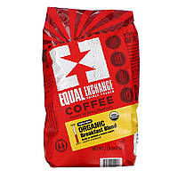Equal Exchange, Органический кофе, смесь для завтрака, цельные зерна, 907 г (2 фунта)
