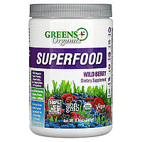 Greens Plus, Органічний суперпродукт, Дика ягода, 8.46 унцій (240 г)