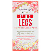 ReserveAge Nutrition, Beautiful Legs с диосмином и ресвератролом, 30 растительных капсул