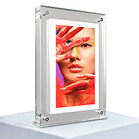 Фоторамка цифровая акриловая 7-дюймов Porta Retrato Digital 1000 мАч 1 Гб Белый Хіт продажу!