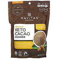 Navitas Organics, Органический кето-какао в порошке, 227 г (8 унций)