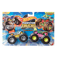 Ігровий набір Hot Wheels Monster Trucks Позашляховики Haul Y'all vs Roder Dodger (FYJ64/HWN60)