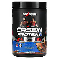 Six Star, Pro Nutrition, казеиновый протеин, элитная серия «Тройной шоколад», 907 г (2 фунта)