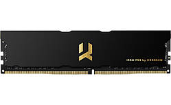 DDR4 16Gb 4000MHz (2*8Gb) GoodRAM IRDM PRO PITCH BLACK, Kit Retail (IRP-4000D4V64L18S/16GDC)