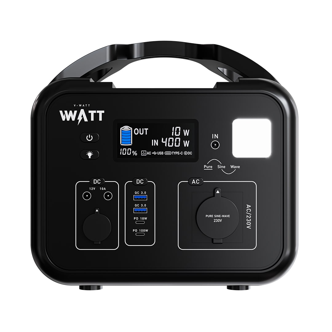Портативная зарядная станция V-WATT DELTA 600W 270x210x240мм: продажа ...