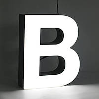 Объемные буквы с алюминиевым бортом, высота 20 см