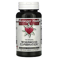 Kroeger Herb Co, The Original Wormwood Combination, 100 вегетарианских капсул