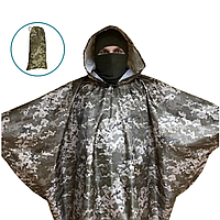 Пончо дощовик 3в1 Піксель накидка намет від дощу
