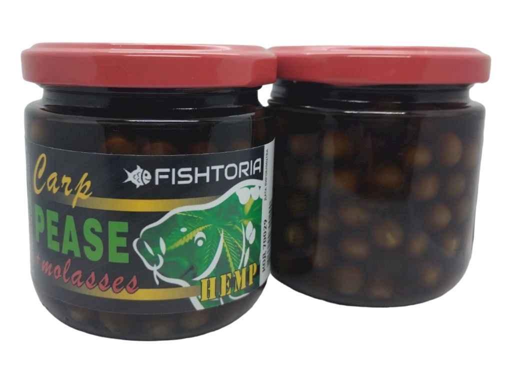 Горох для риболовлі в мелясі конопля 200мл (скло) 70030 ТМ FISHTORIA FG