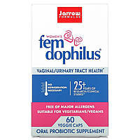 Jarrow Formulas, Fem Dophilus, добавка для женщин, 60 растительных капсул