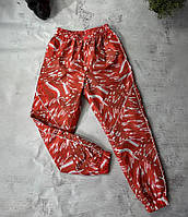 Красные мужские спортивные штаны.12-157 высокое качество