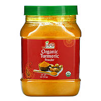 Jiva Organics, органический порошок из куркумы, 454 г (1 фунт)