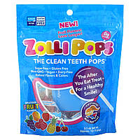 Zollipops, леденцы для чистки зубов со вкусом фруктов, прибл. 13 15 леденцов, 88 г (3,1 унции)